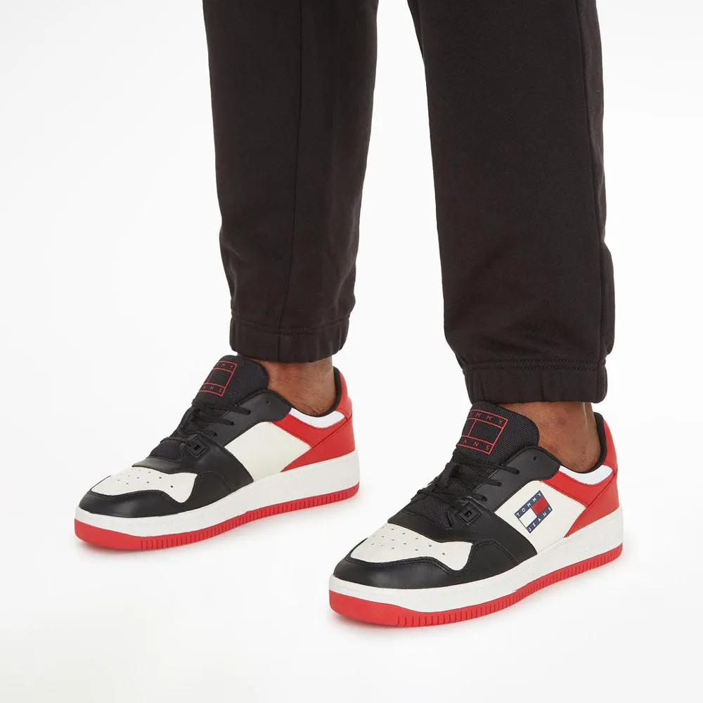 Basket Leather - Red Multi