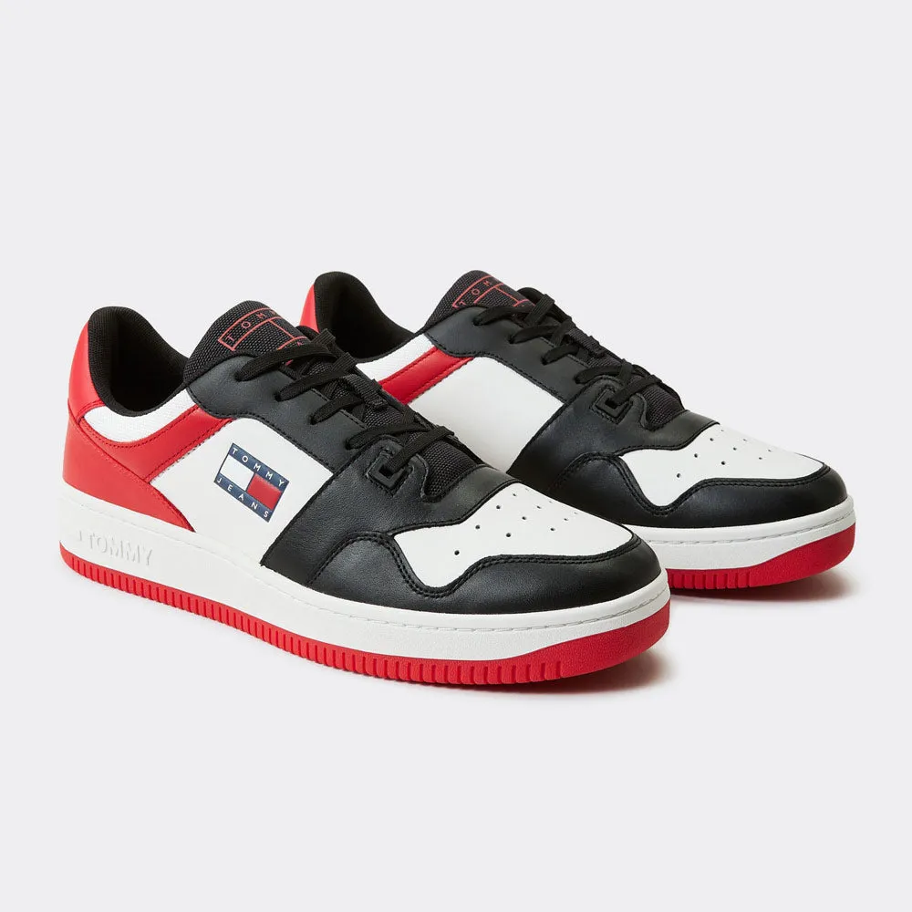Basket Leather - Red Multi