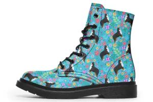 Bernese Mountain Dog Flower Boots