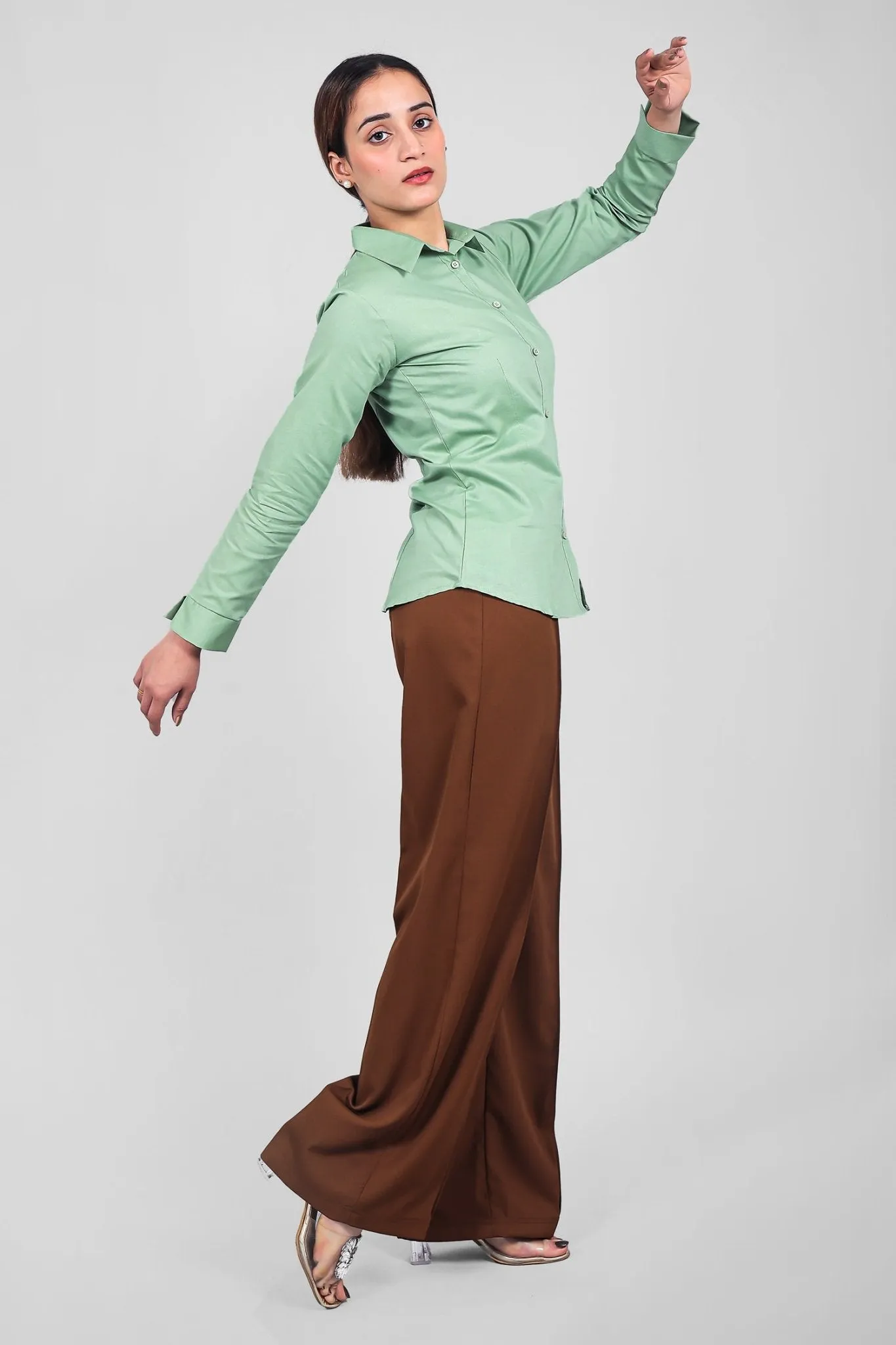 bluebird Women's Light Green Shirt