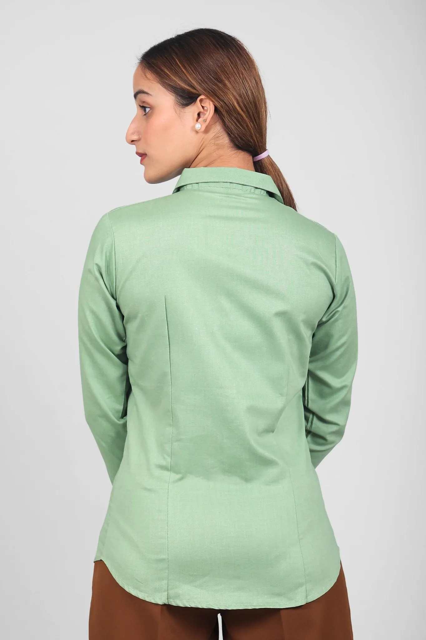 bluebird Women's Light Green Shirt