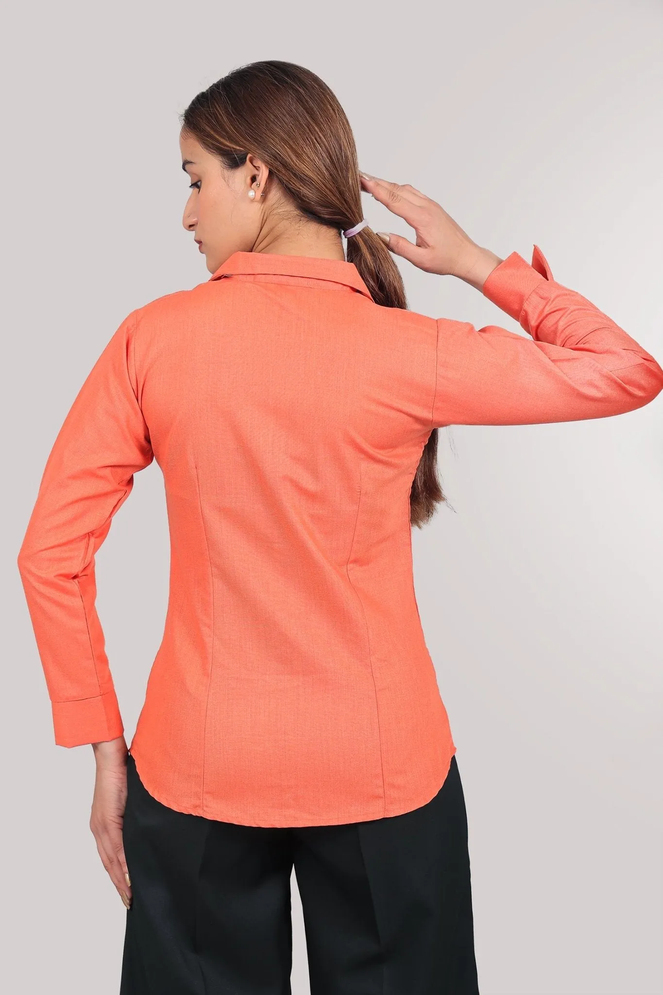 bluebird Women's Orange Shirt