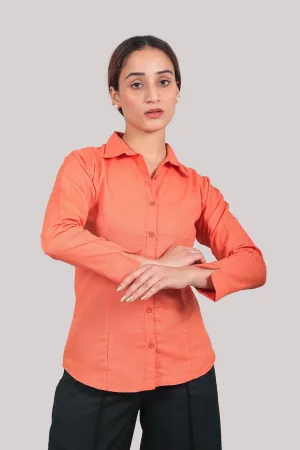bluebird Women's Orange Shirt