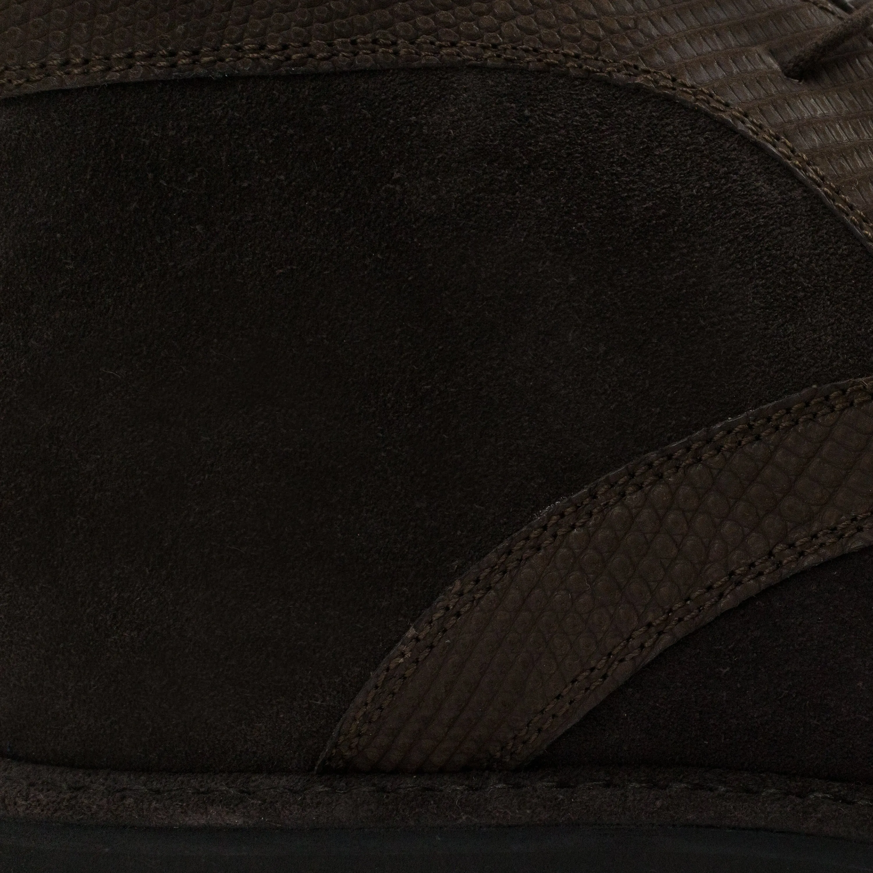 BROWN VELOUR CALF GENUINE LEATHER OXFORDS