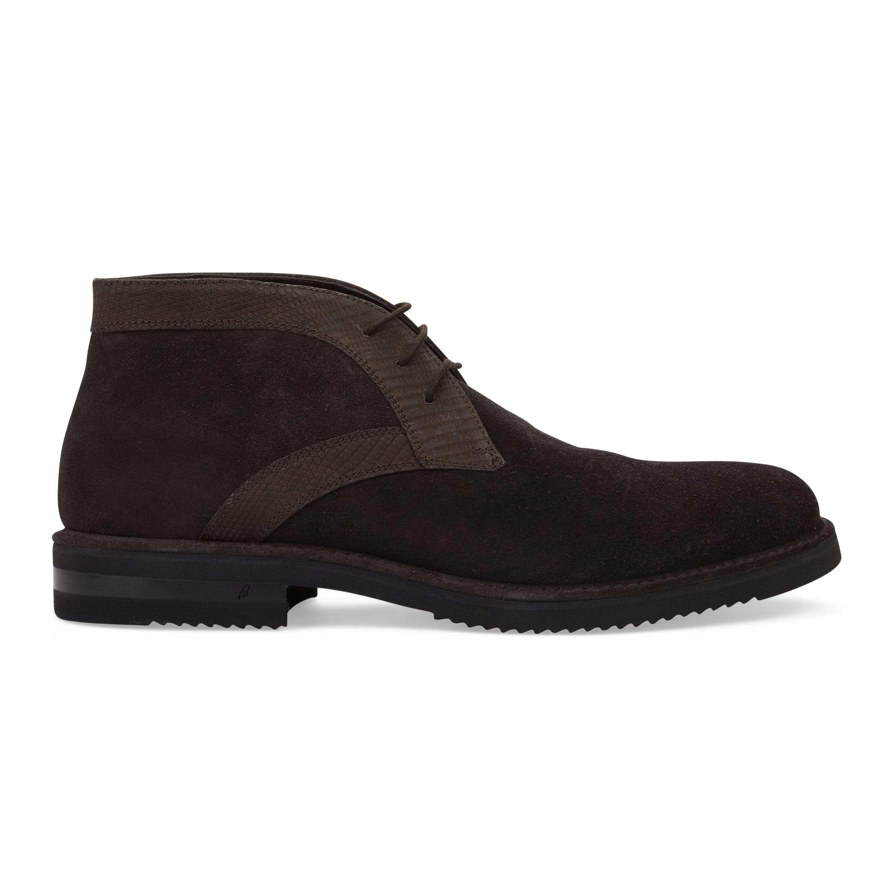 BROWN VELOUR CALF GENUINE LEATHER OXFORDS