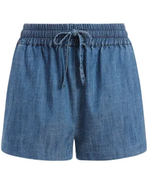 Chambray Whitney Drawstring Short