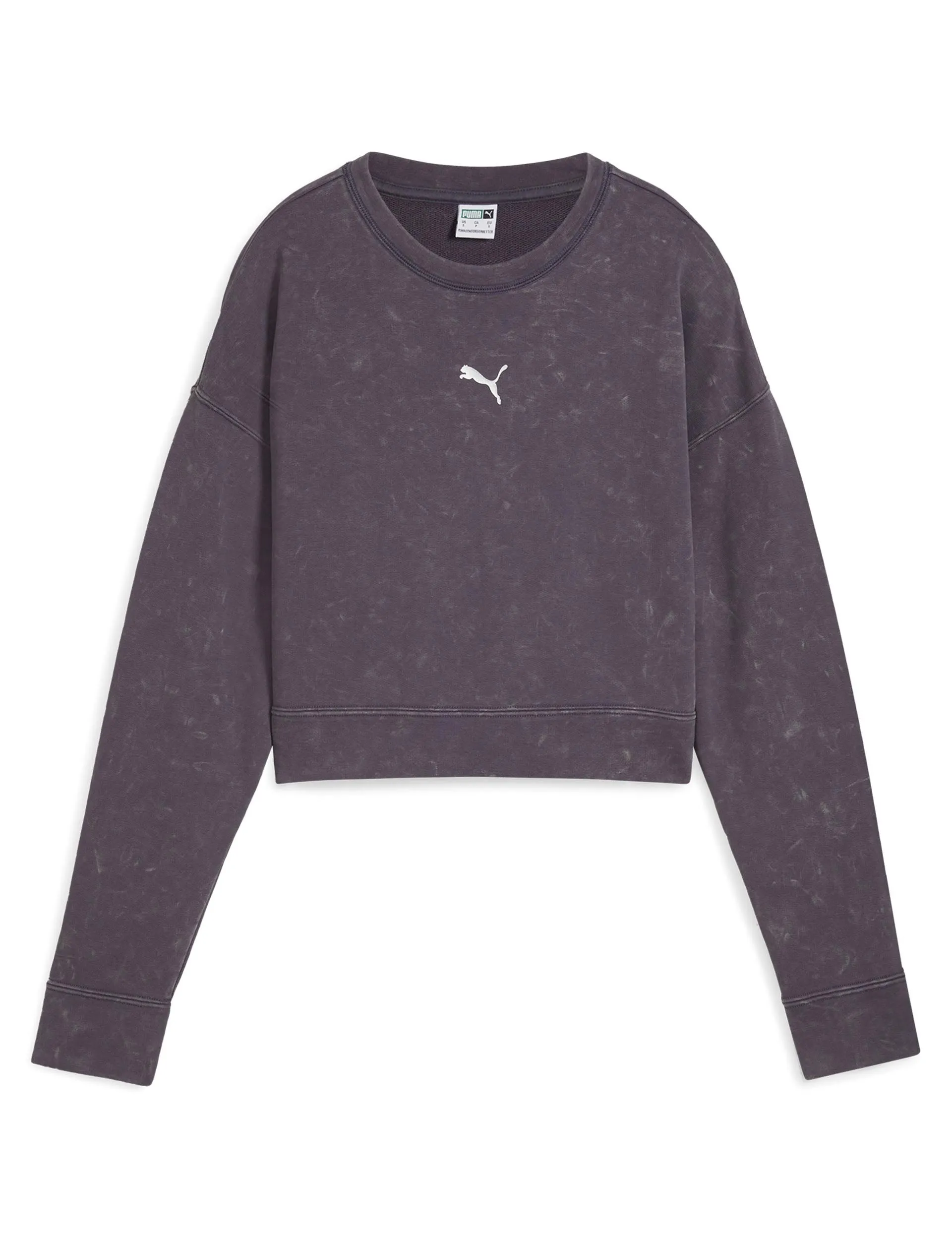 DARE TO Relaxed Washed Crew - Galactic Grey
