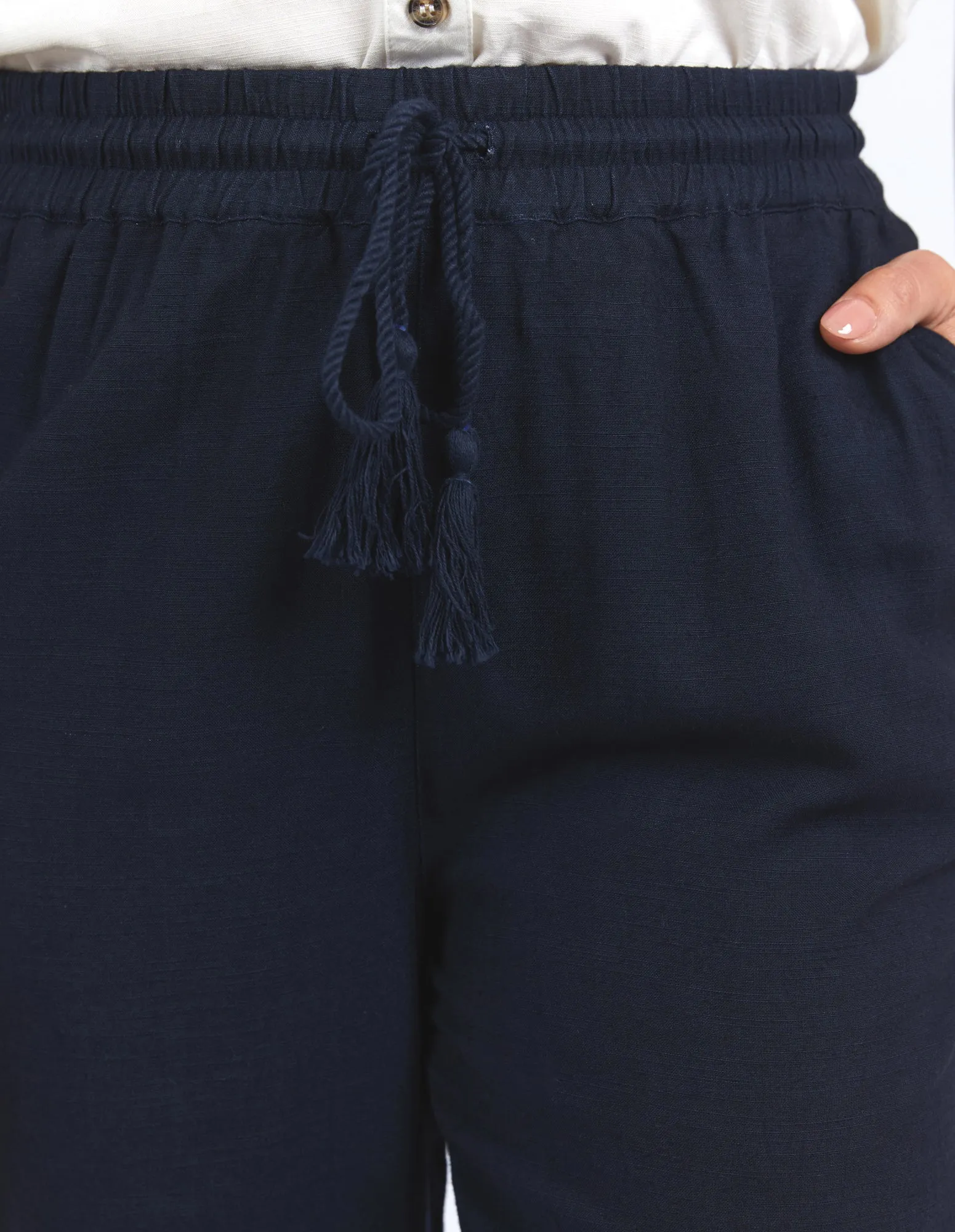 Elm Clem Relaxed Pant Dark Sapphire