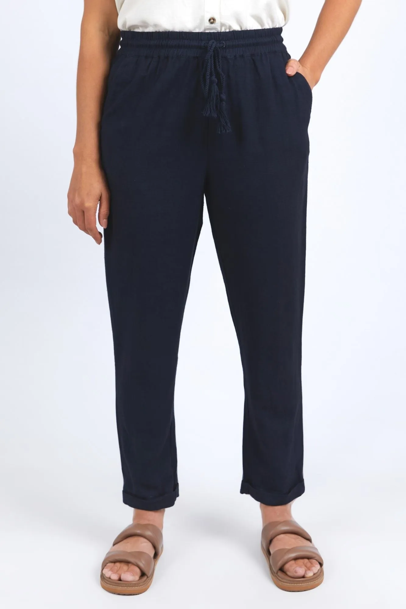 Elm Clem Relaxed Pant Dark Sapphire