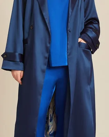 Gia V-Neck Silk Shell | Royal Blue