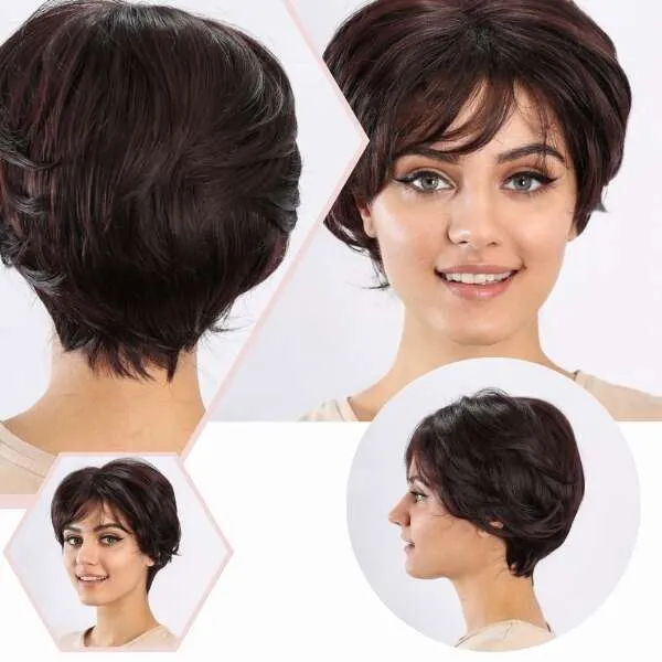 Linta - Glossy short wig