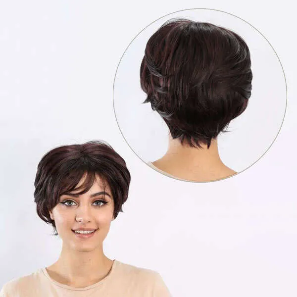 Linta - Glossy short wig