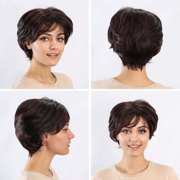 Linta - Glossy short wig