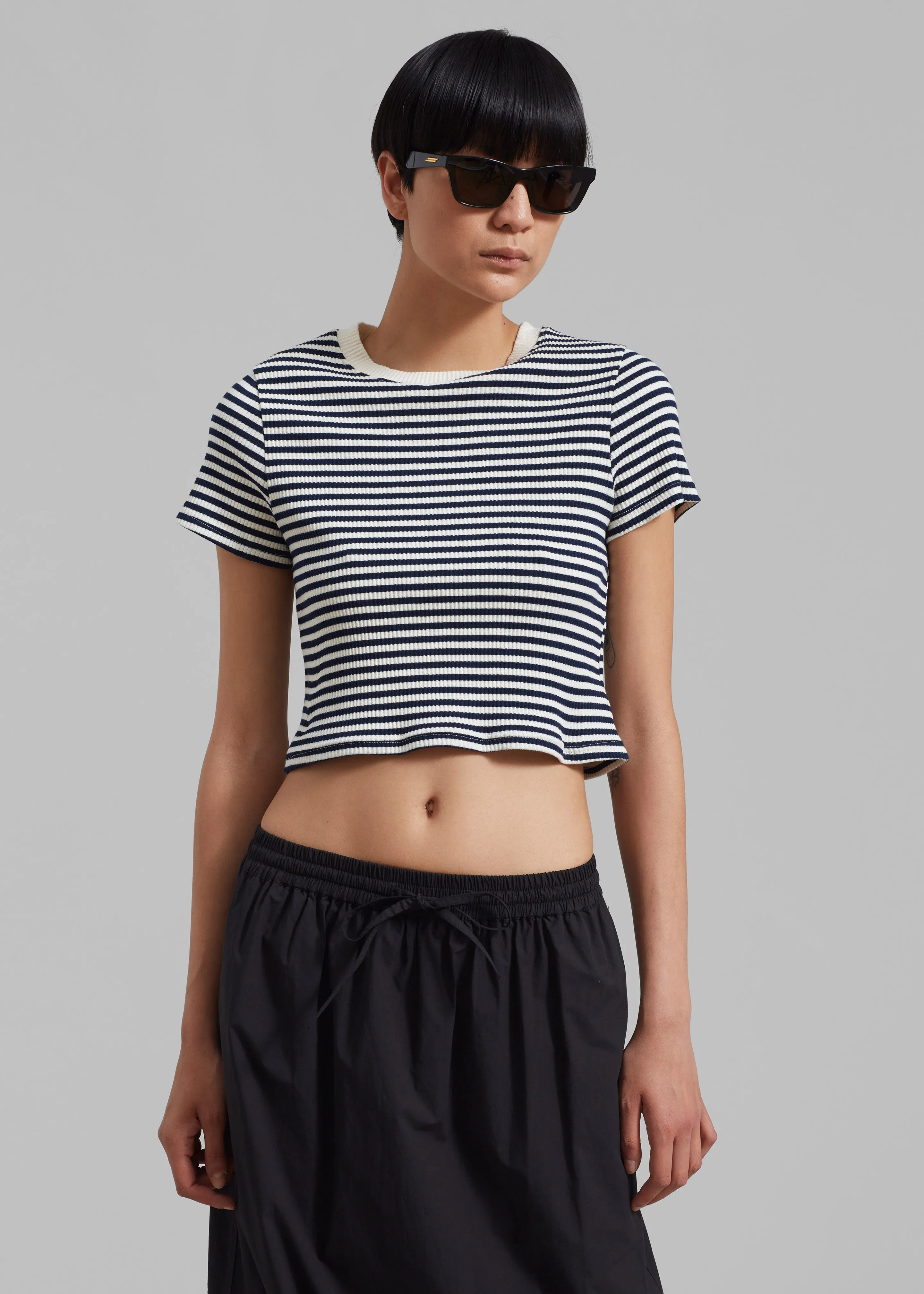 Matteau Relaxed Drawcord Skirt - Black