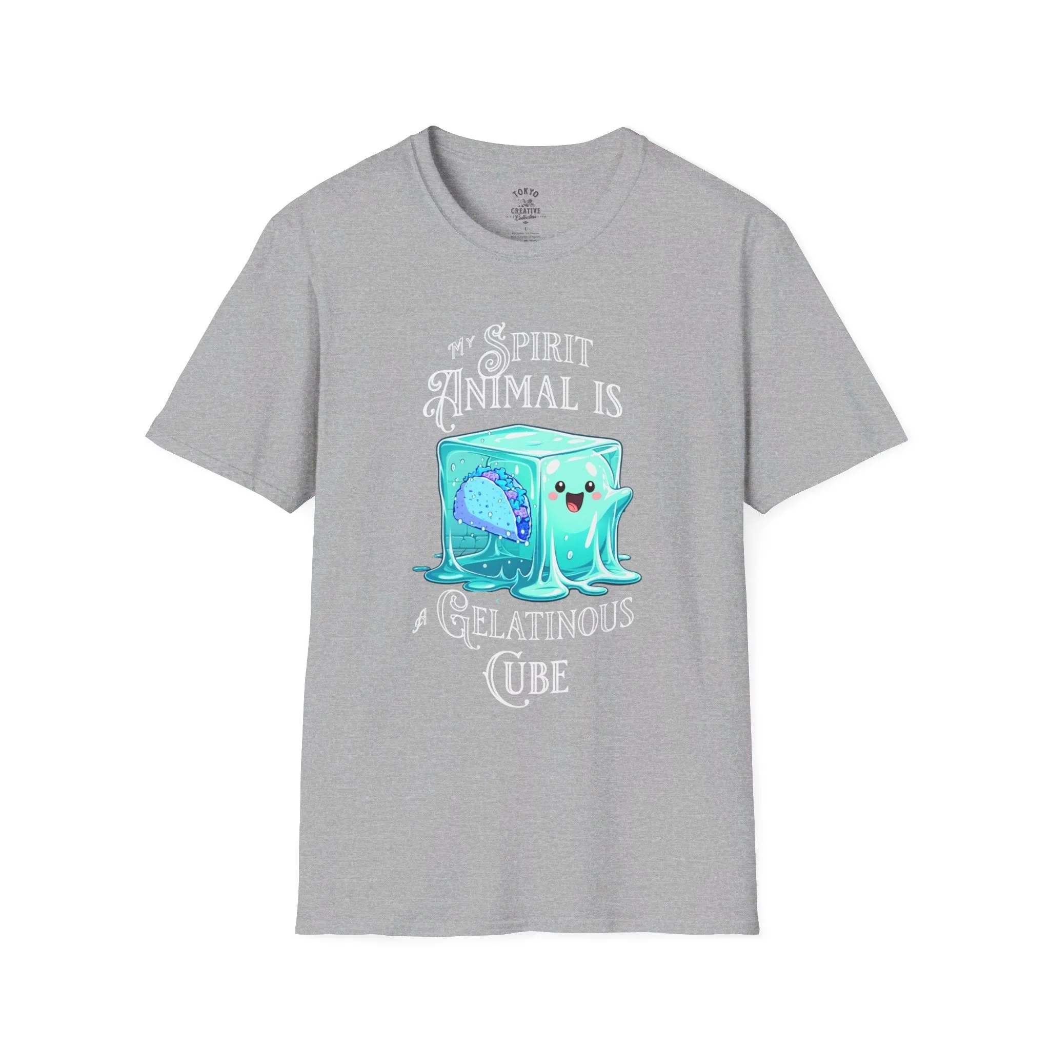 My Animal Spirit is a Gelatinous Cube Shirt - Fantasy RPG Tee for Gamers and Geeks