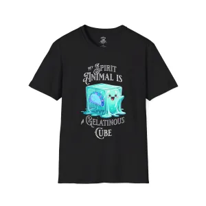 My Animal Spirit is a Gelatinous Cube Shirt - Fantasy RPG Tee for Gamers and Geeks