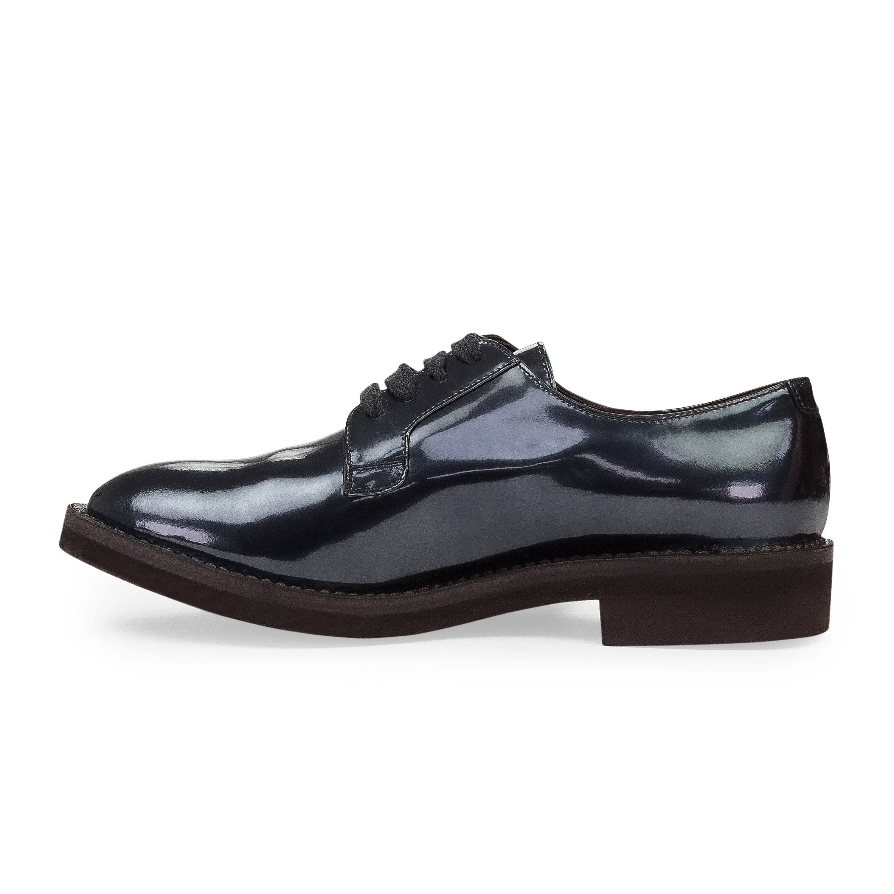NAVY REFLECTIVE LACEUP OXFORDS