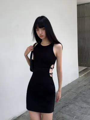 NEVA HU Anastasia Trendy Fitted Sleeveless Dress