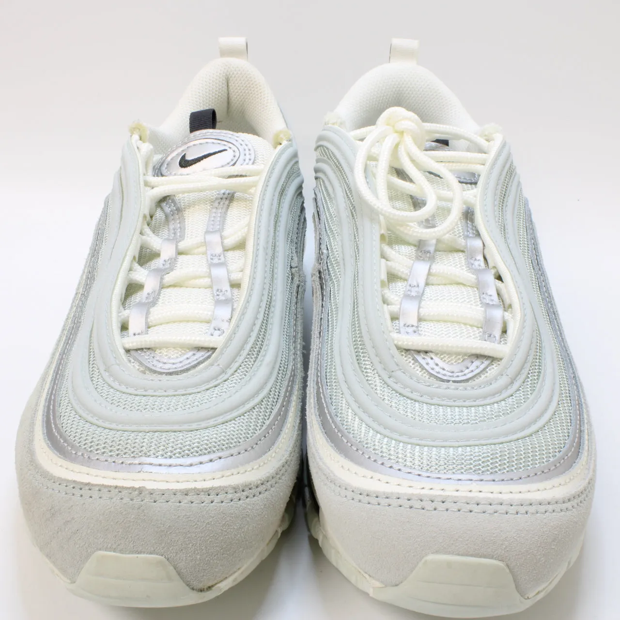 Nike Air Max 97 Light Silver Smoke Grey Sail Uk Size 7