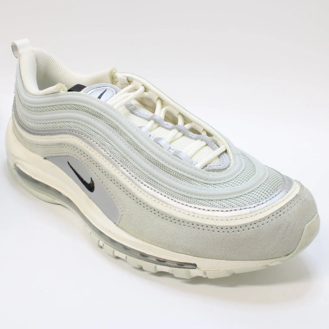 Nike Air Max 97 Light Silver Smoke Grey Sail Uk Size 7