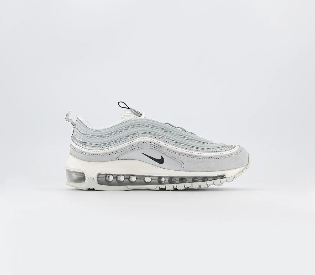 Nike Air Max 97 Light Silver Smoke Grey Sail Uk Size 7
