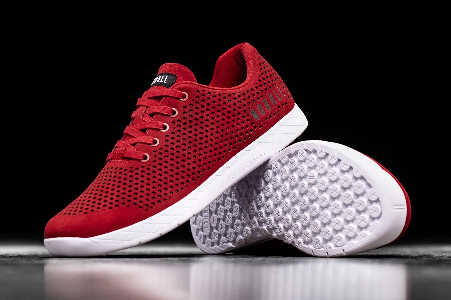 RACING RED SUEDE TRAINER (MEN'S)