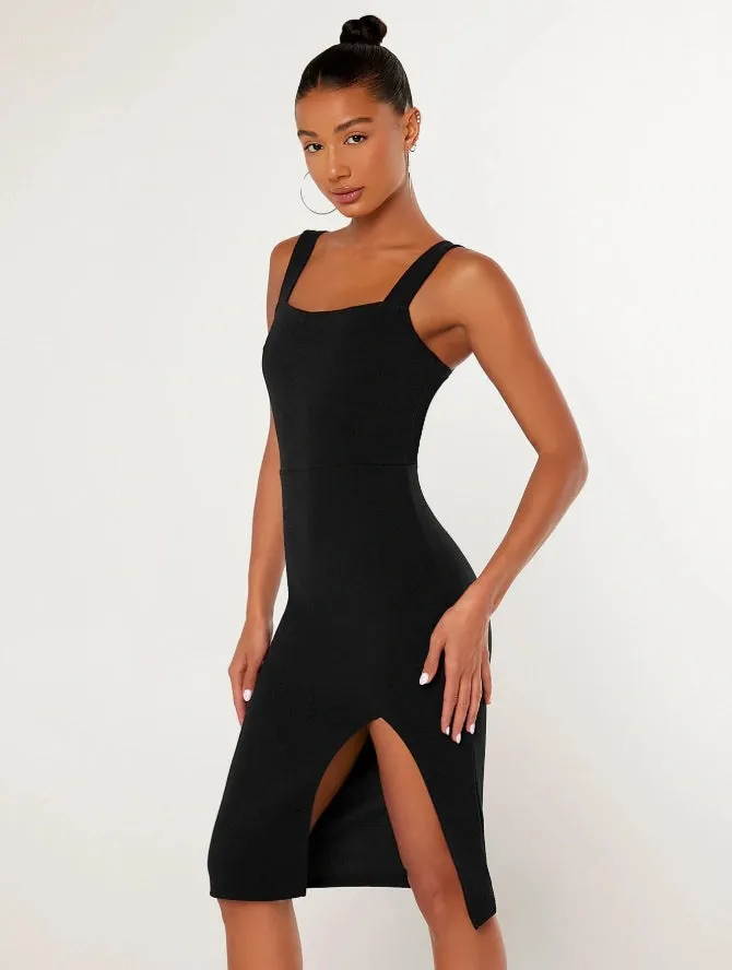 Red Ruched Bodycon Mini Dress