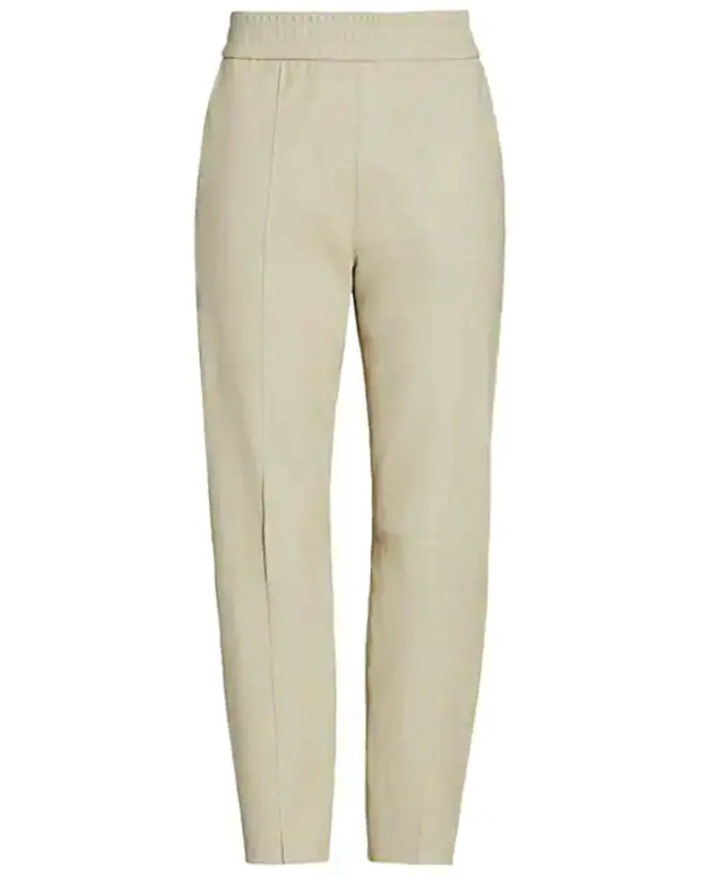 Sable Leather Slim Jogger