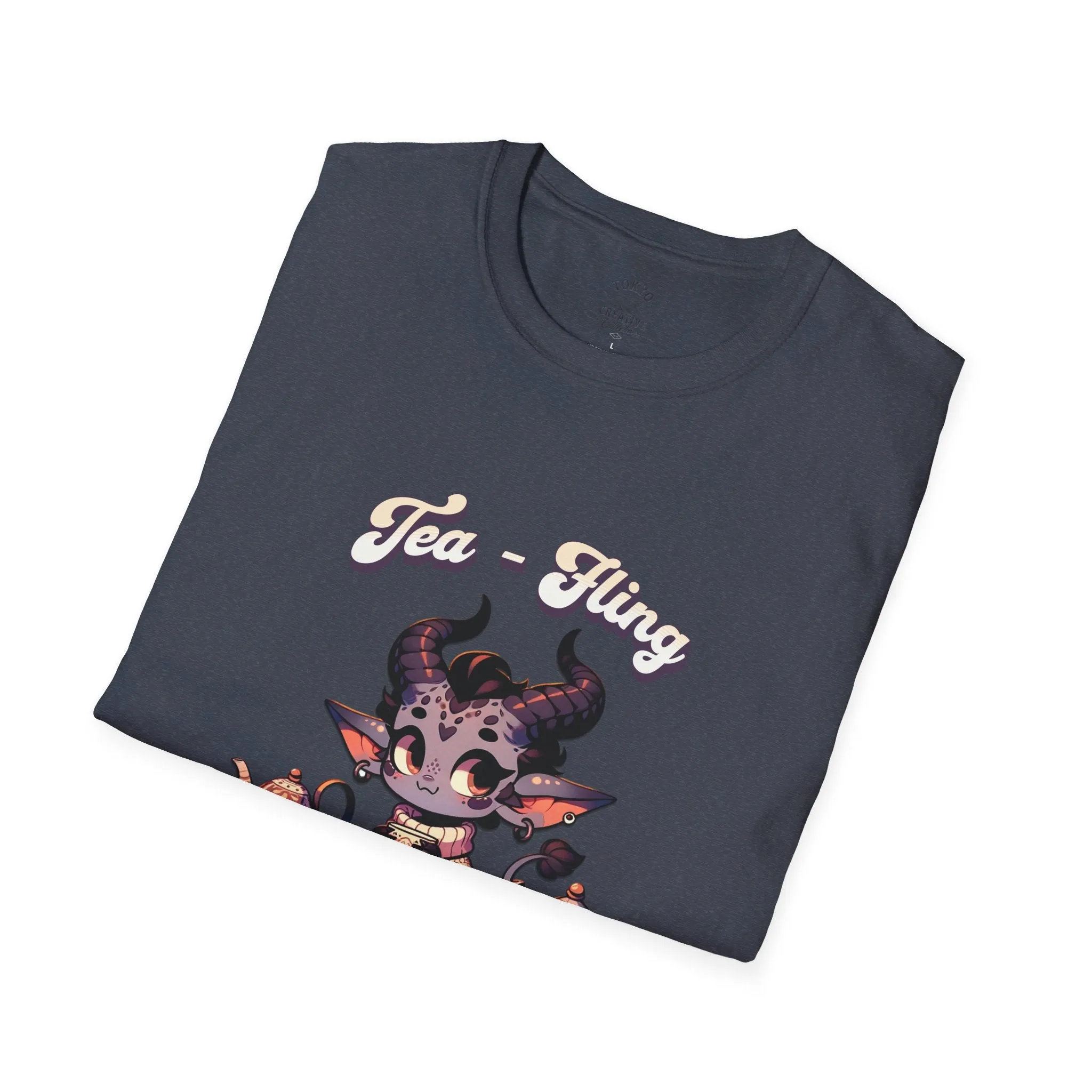 Tea-fling Shirt - Fantasy RPG Pun Tee for Tea Lovers and Gamers