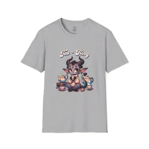 Tea-fling Shirt - Fantasy RPG Pun Tee for Tea Lovers and Gamers