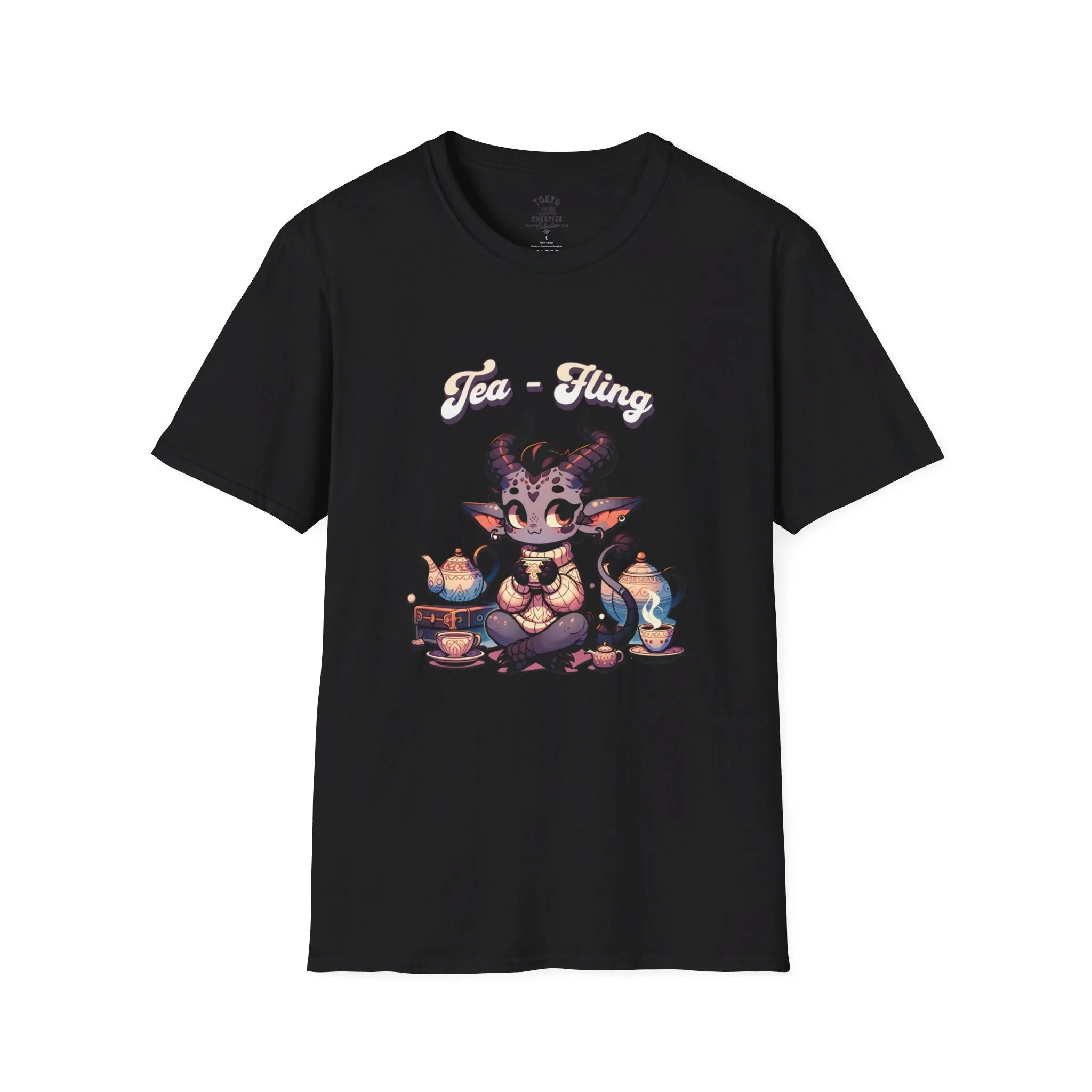 Tea-fling Shirt - Fantasy RPG Pun Tee for Tea Lovers and Gamers