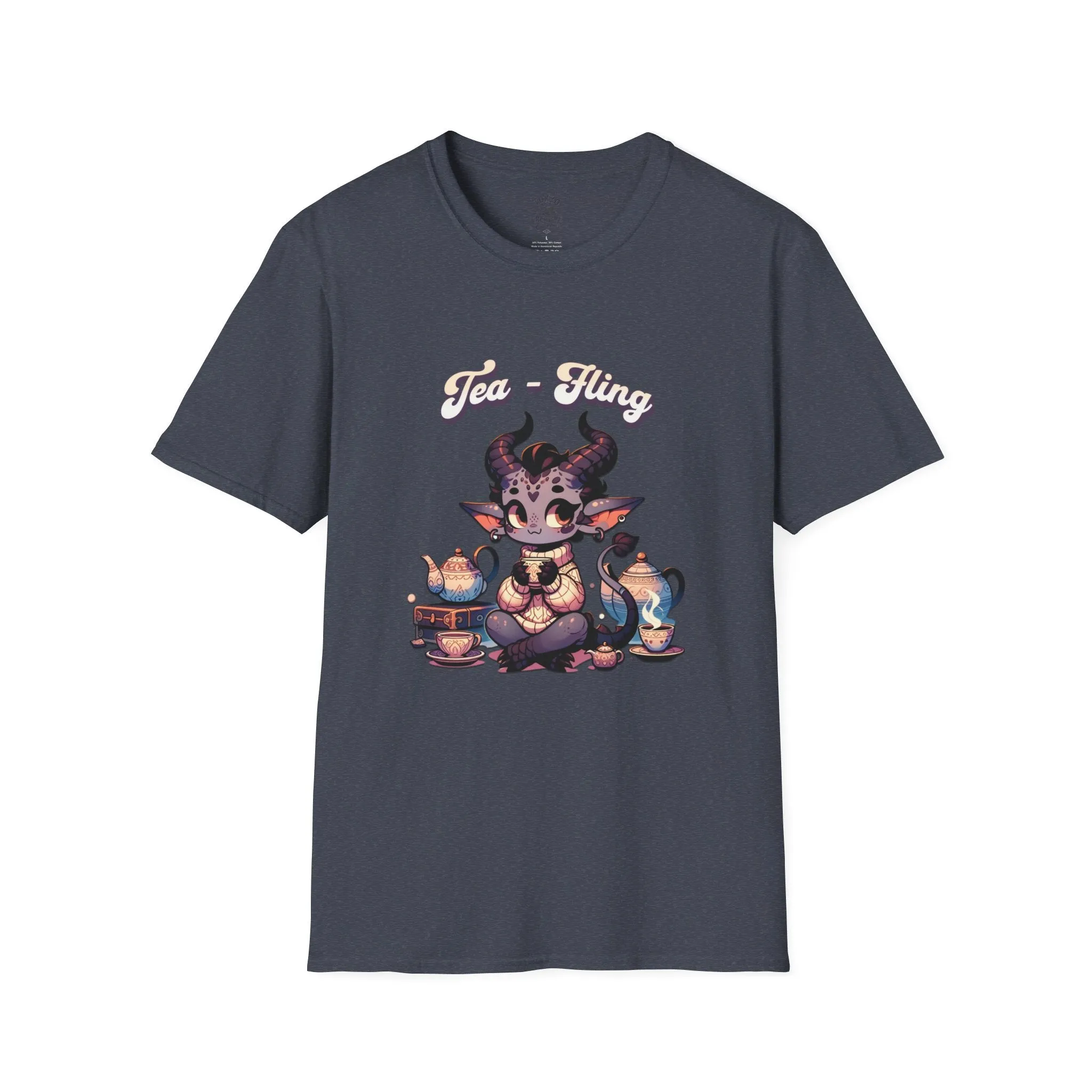 Tea-fling Shirt - Fantasy RPG Pun Tee for Tea Lovers and Gamers