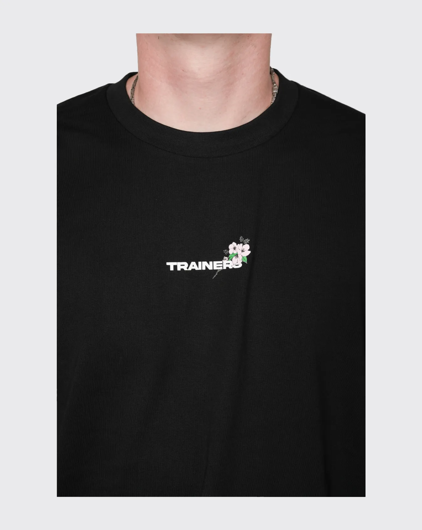 trainers flower tee