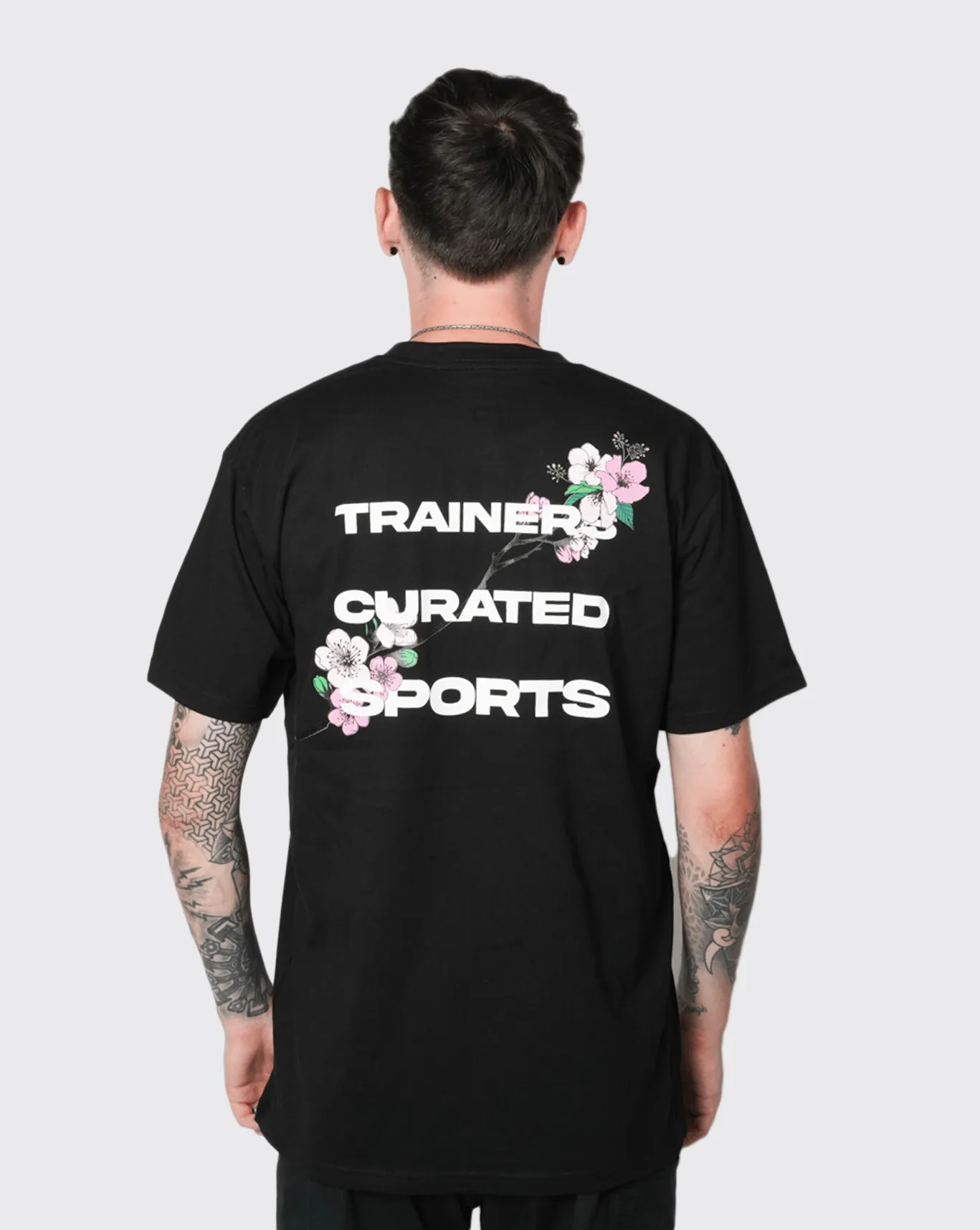 trainers flower tee