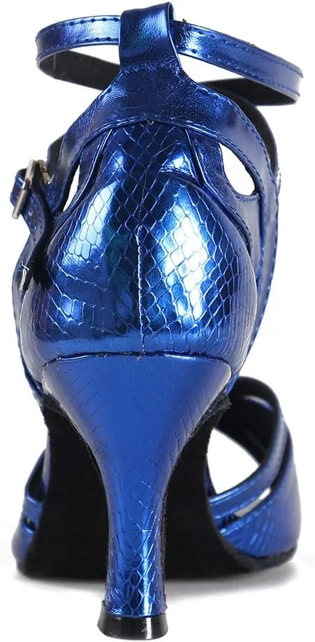 YKXLM Ballroom Dance Shoes for Women Latin Salsa Party Tango Wedding Performance Shoes,L035