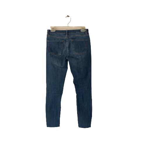 ZARA Blue Denim Distressed Jeans | Pre Loved |