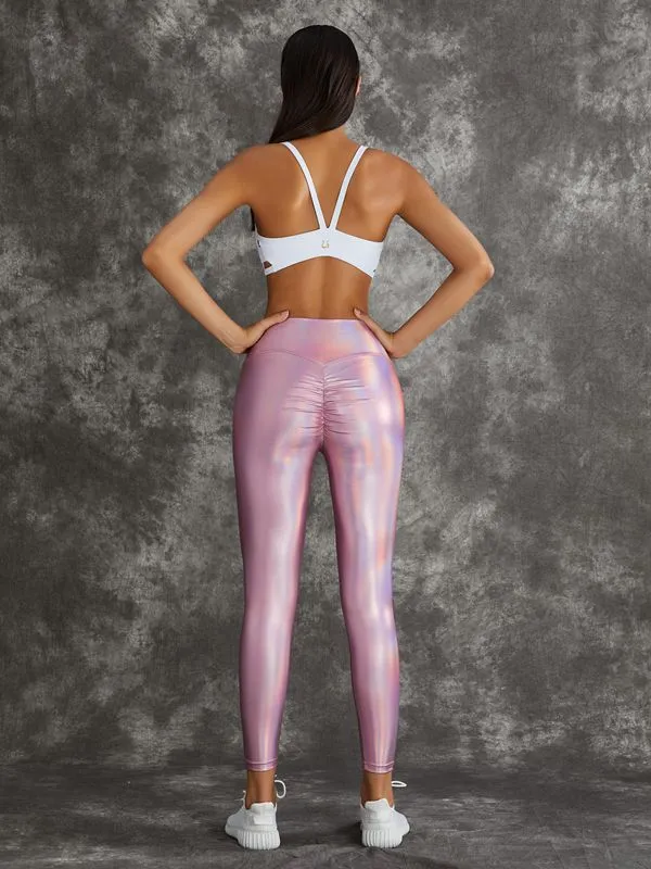 ZASUWA Female Sexy Stylish Hollow Out Laser Leggings
